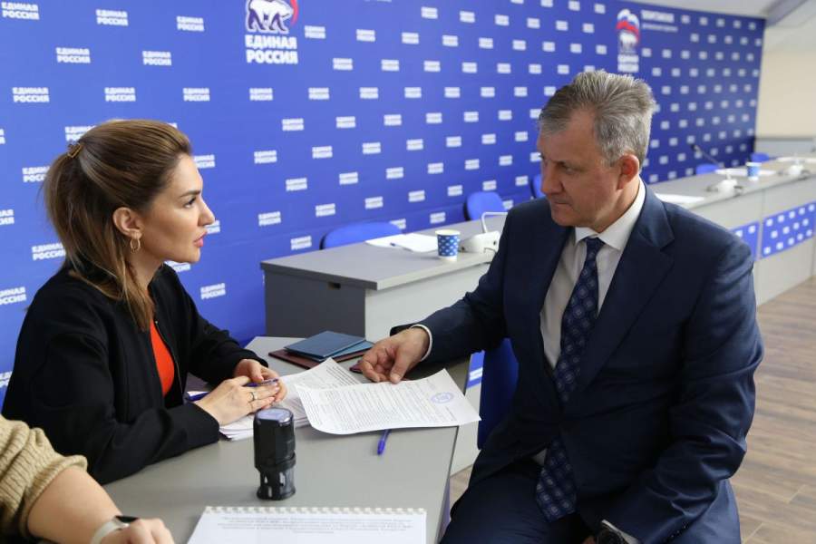 Директор порохового завода подал документы на участие в предварительном голосовании «Единой России»